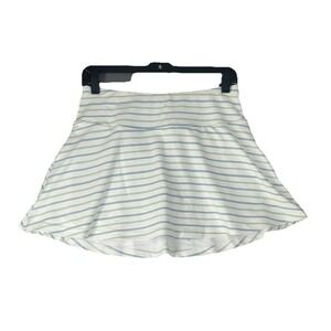 Smith & Quinn Green White Stripes Athletic Skort Women S Tennis Pickleball Eala